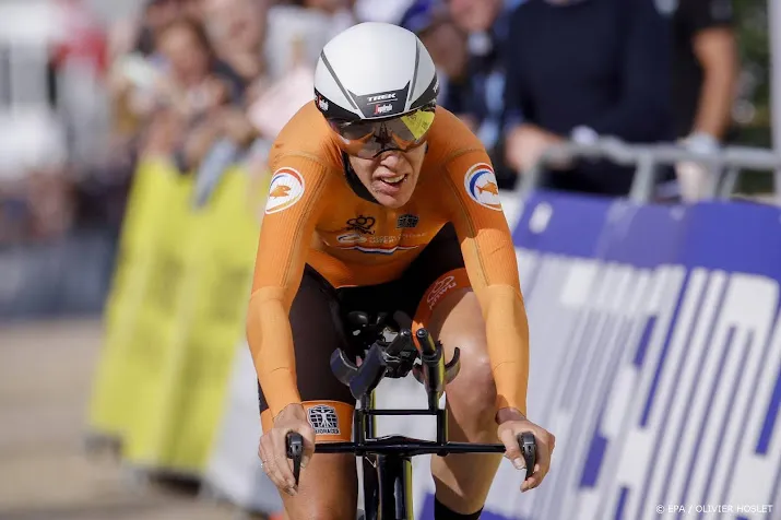 wielrenster van dijk voor tweede keer beste tijdrijdster op wk