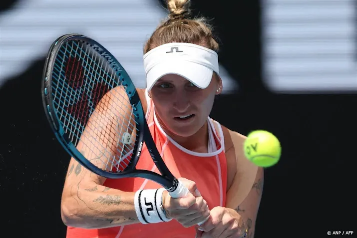 wimbledon kampioene vondrousova uitgeschakeld op australian open