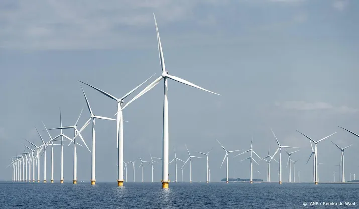 windparken op zee stuwen productie hernieuwbare energie