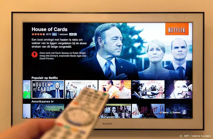 winst loopt terug bij netflix