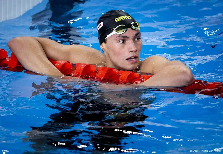 wk debutant van westering kan niet stunten in finale 200m rugslag