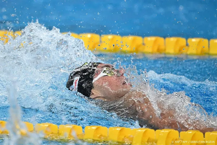wk finalist van westering blijft nipt boven nationaal zwemrecord