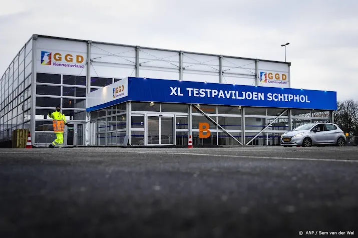 xl test en vaccinatielocatie bij schiphol sluit deuren