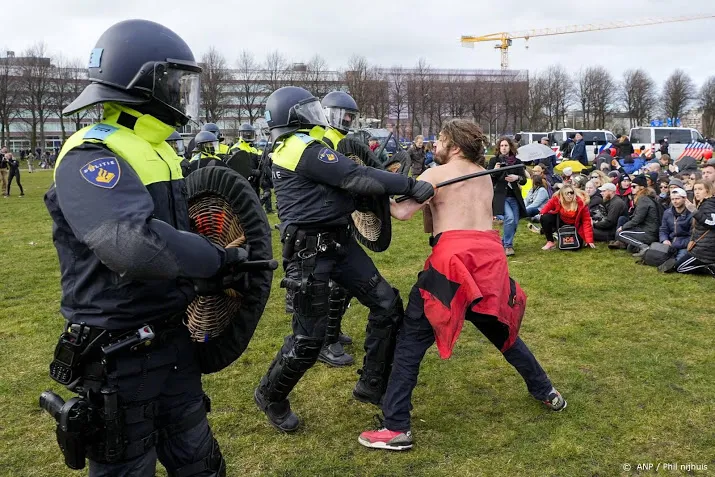 zes aangiftes en 120 klachten over politiegeweld malieveld