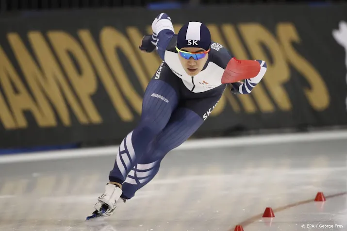 zuid koreaan kim wint 1500 meter nuis en krol op flinke afstand