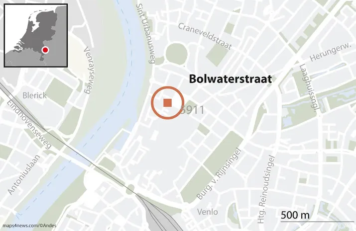 zwaarbewapende politie in venlo