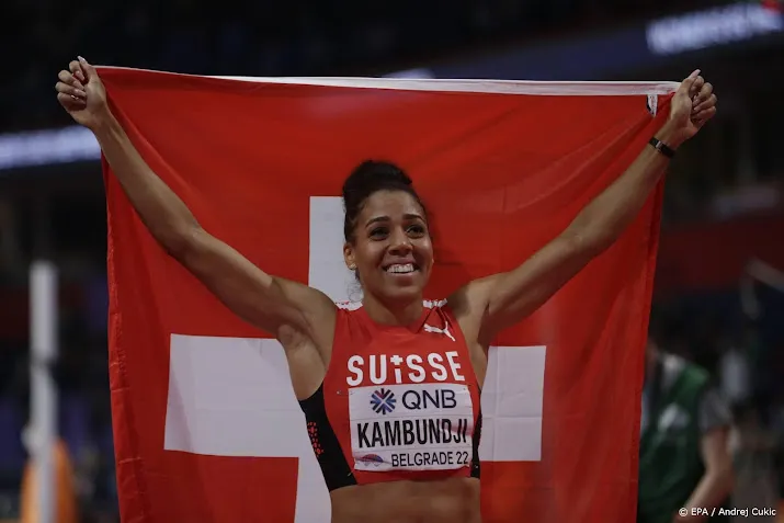 zwitserse kambundji sprint naar wk goud op 60 meter