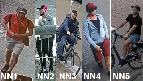 meerdere verdachte asten kleiner met nummers
