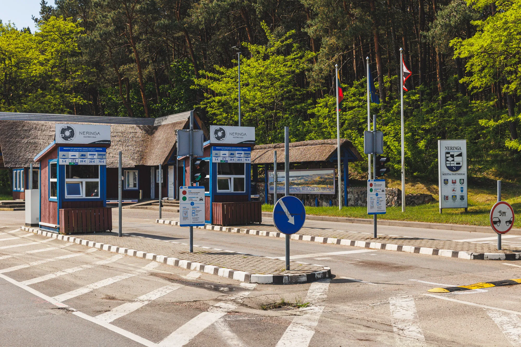 Įvažiavimas į Neringą / R. Tenio nuotr.