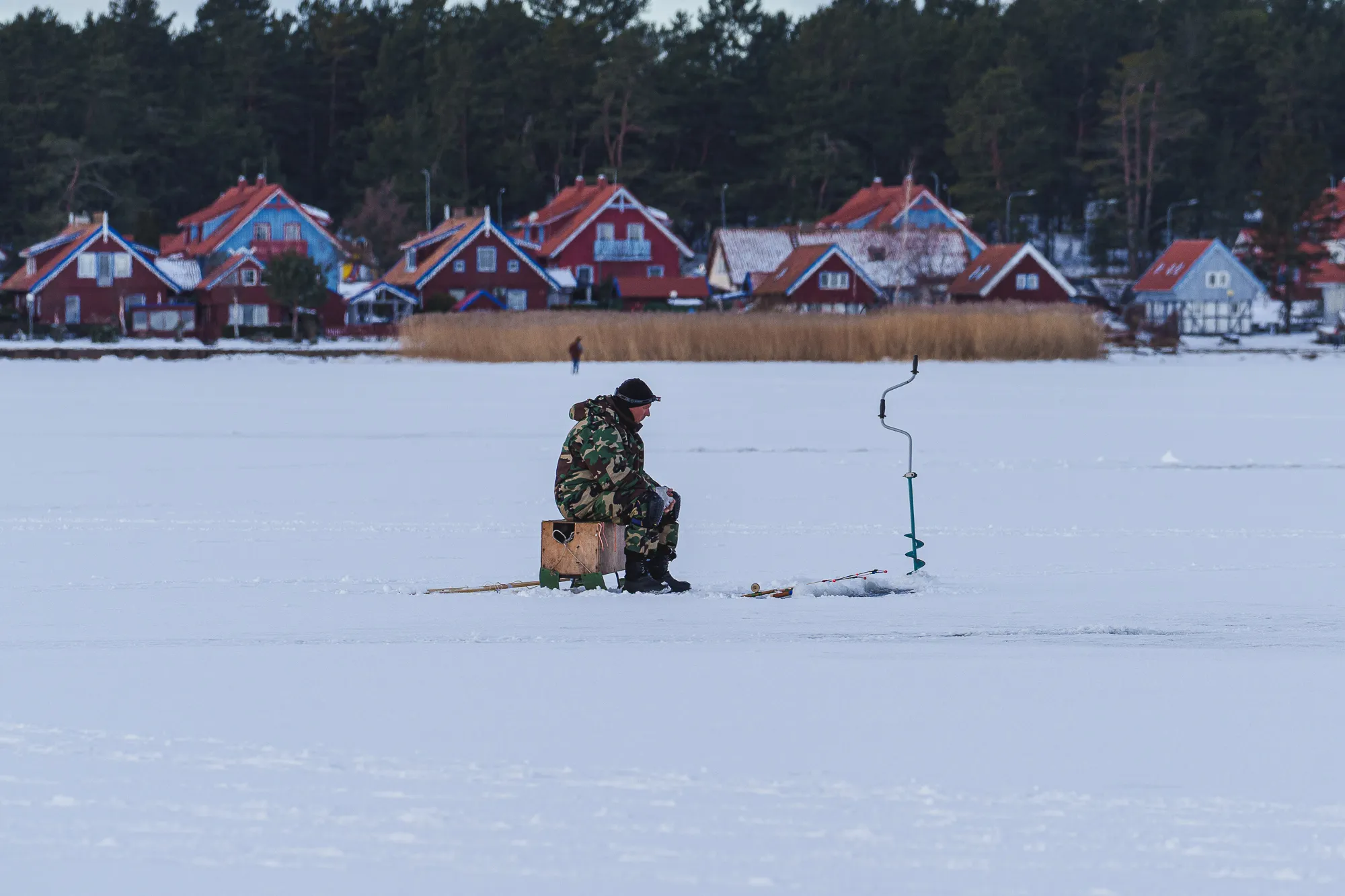 Užšalusios Kuršių marios / R. Tenio nuotr.