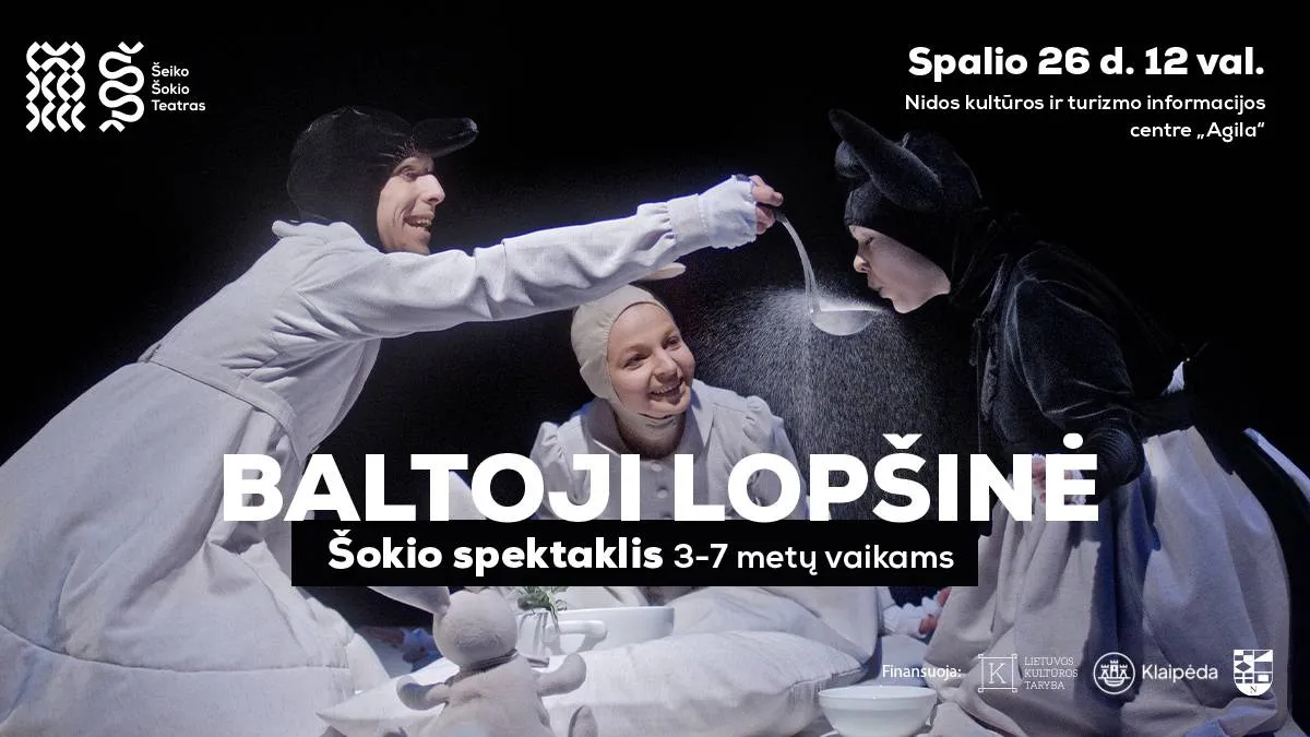 Šokio spektaklis vaikams BALTOJI LOPŠINĖ
