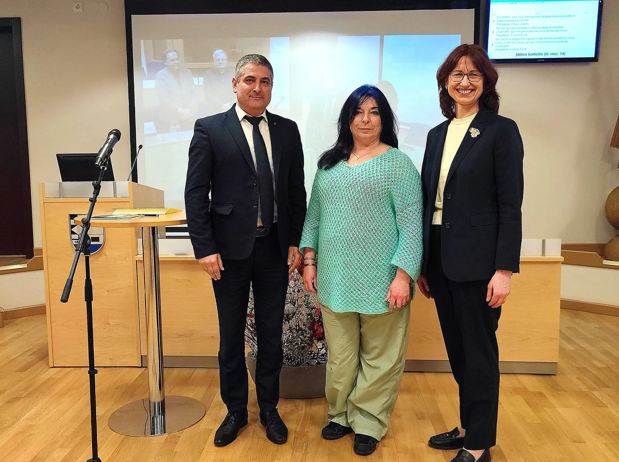 Darius Jasaitis, Ramunė Pečiukonytė, Lina Petronienė / Savivaldybės nuotr.