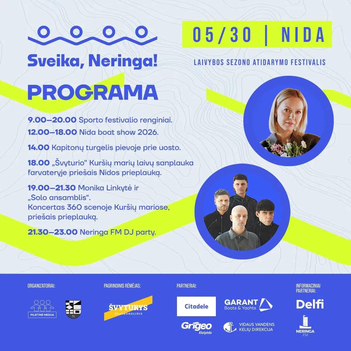 Festivalis „Sveika, Neringa“ Nidoje: laivybos sezono atidarymas