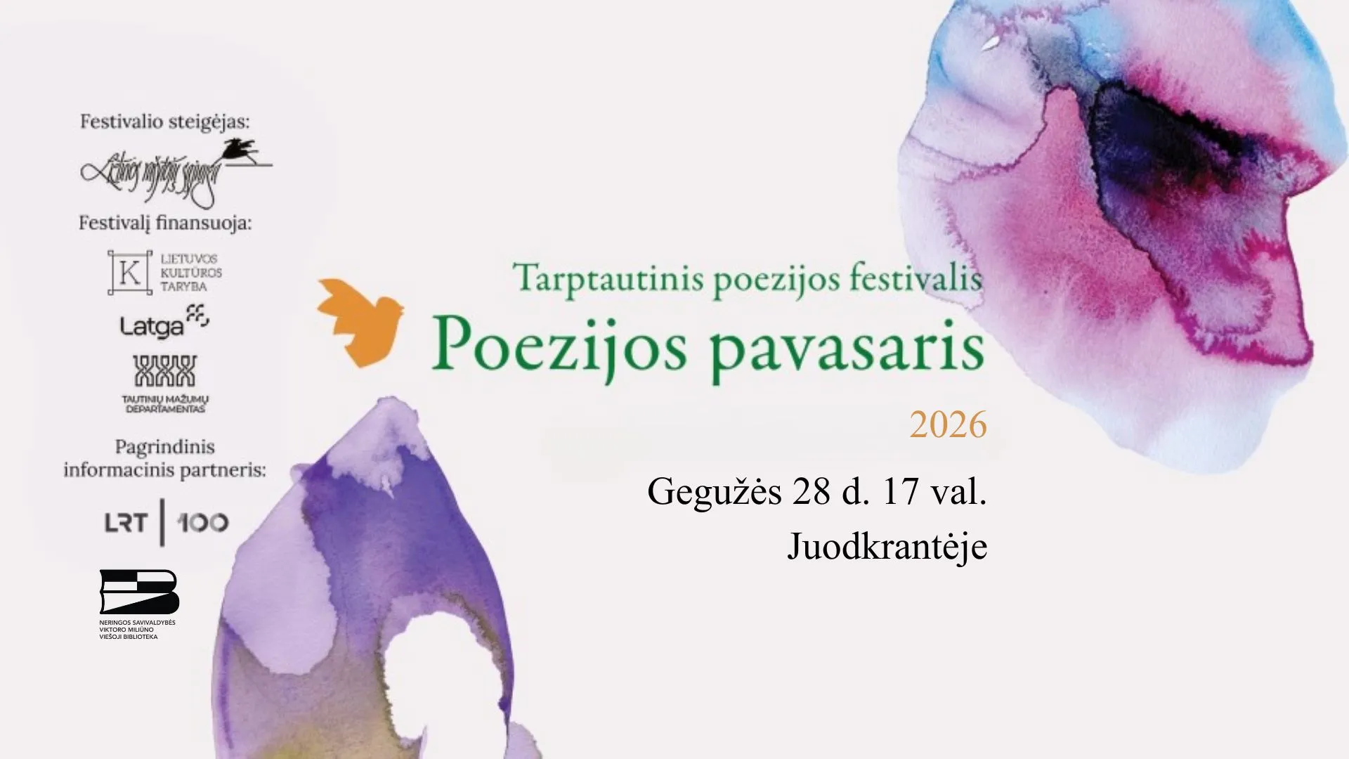 Tarptautinio „Poezijos pavasario“ skaitymai juodkrantėje