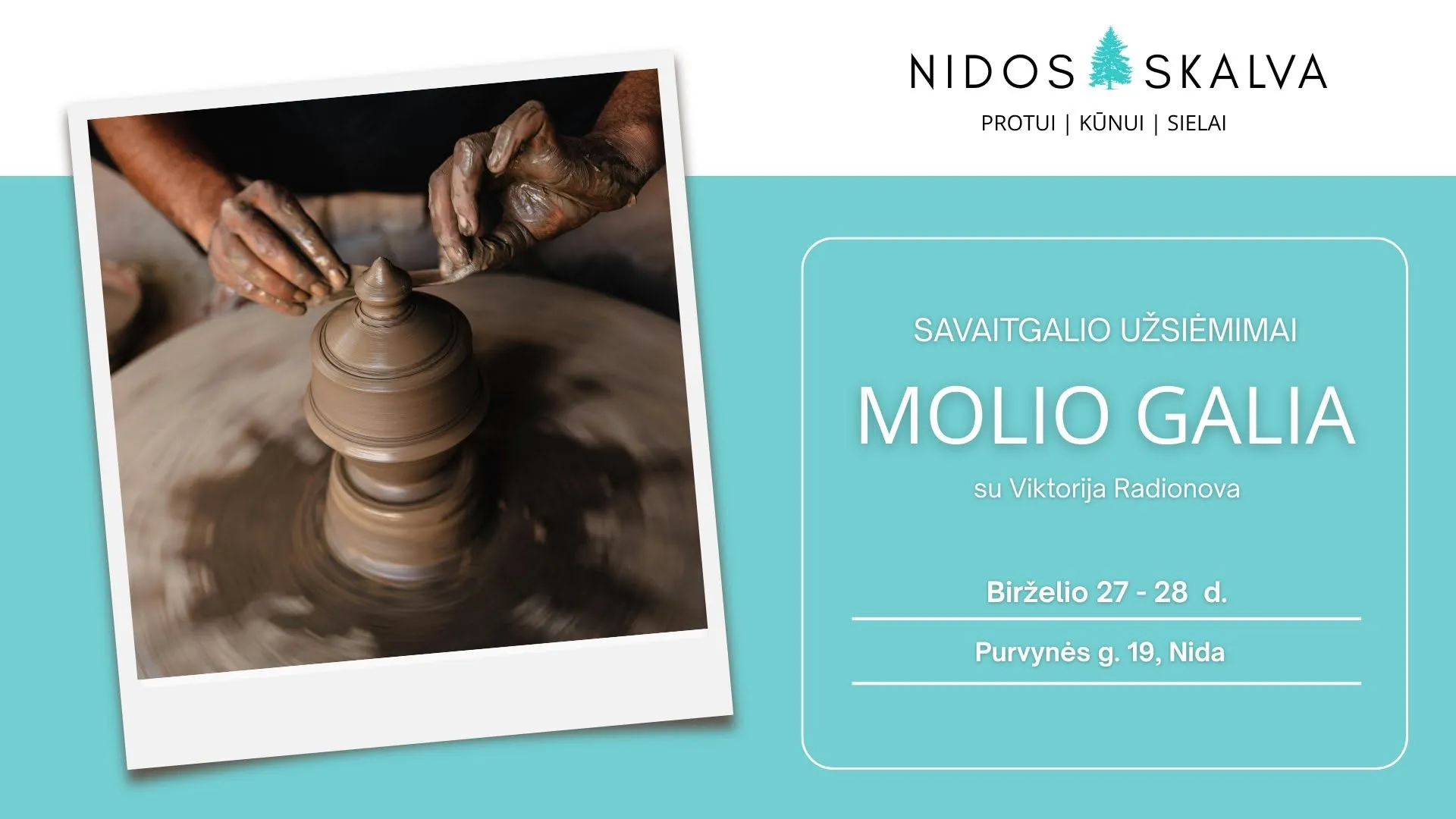 KŪRYBINĖS MOLIO DIRBTUVĖS: „MOLIO GALIA“