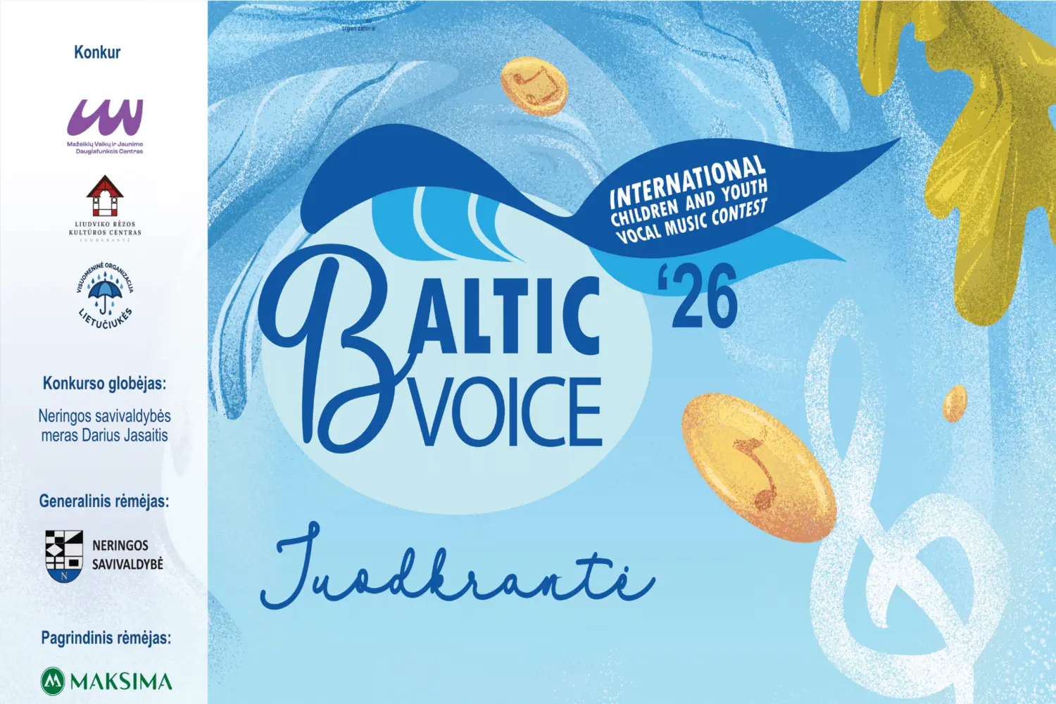 XIV Tarptautinis jaunųjų vokalistų konkursas „Baltic Voice  2026“