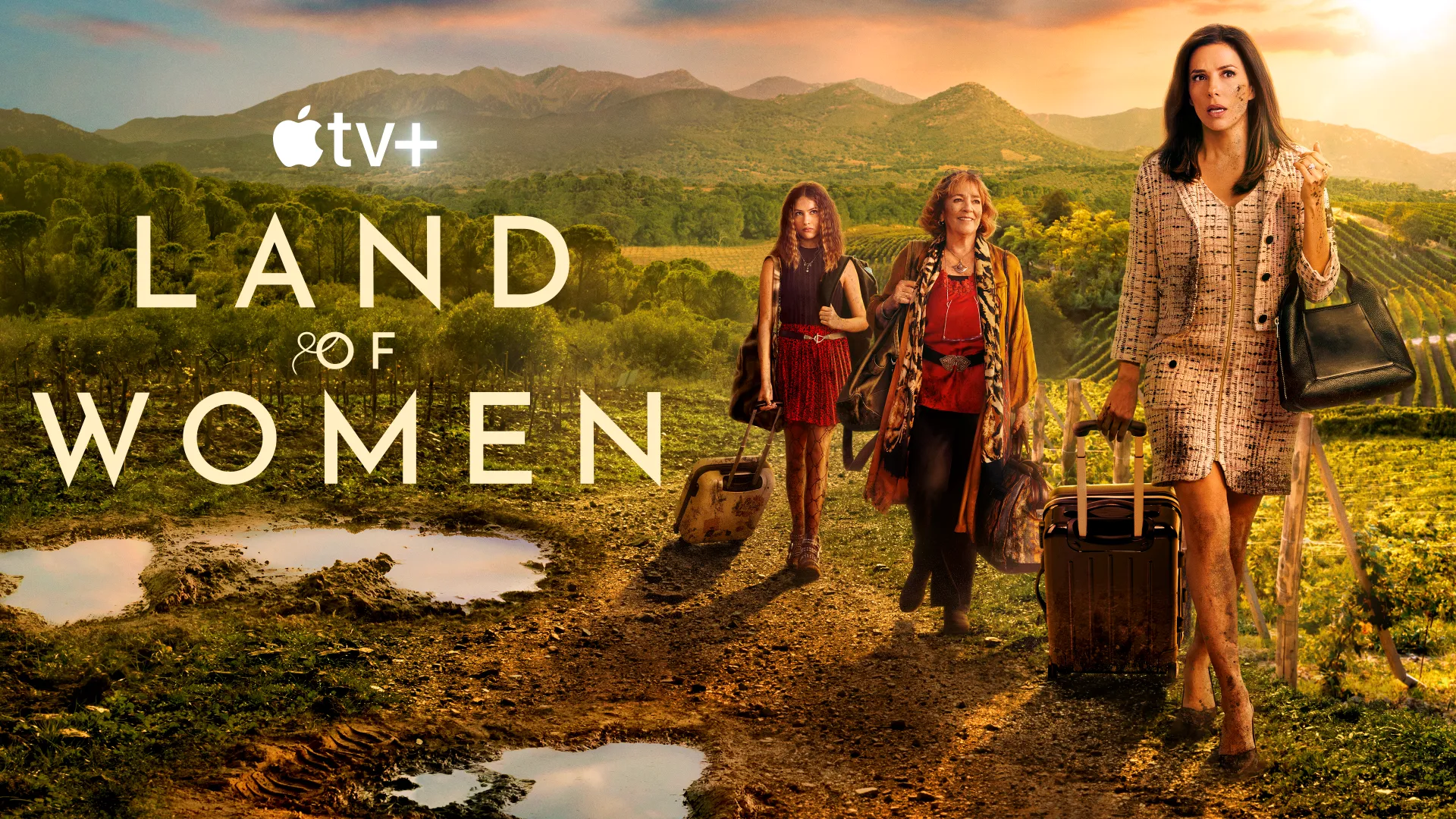 apple tv land of women key art