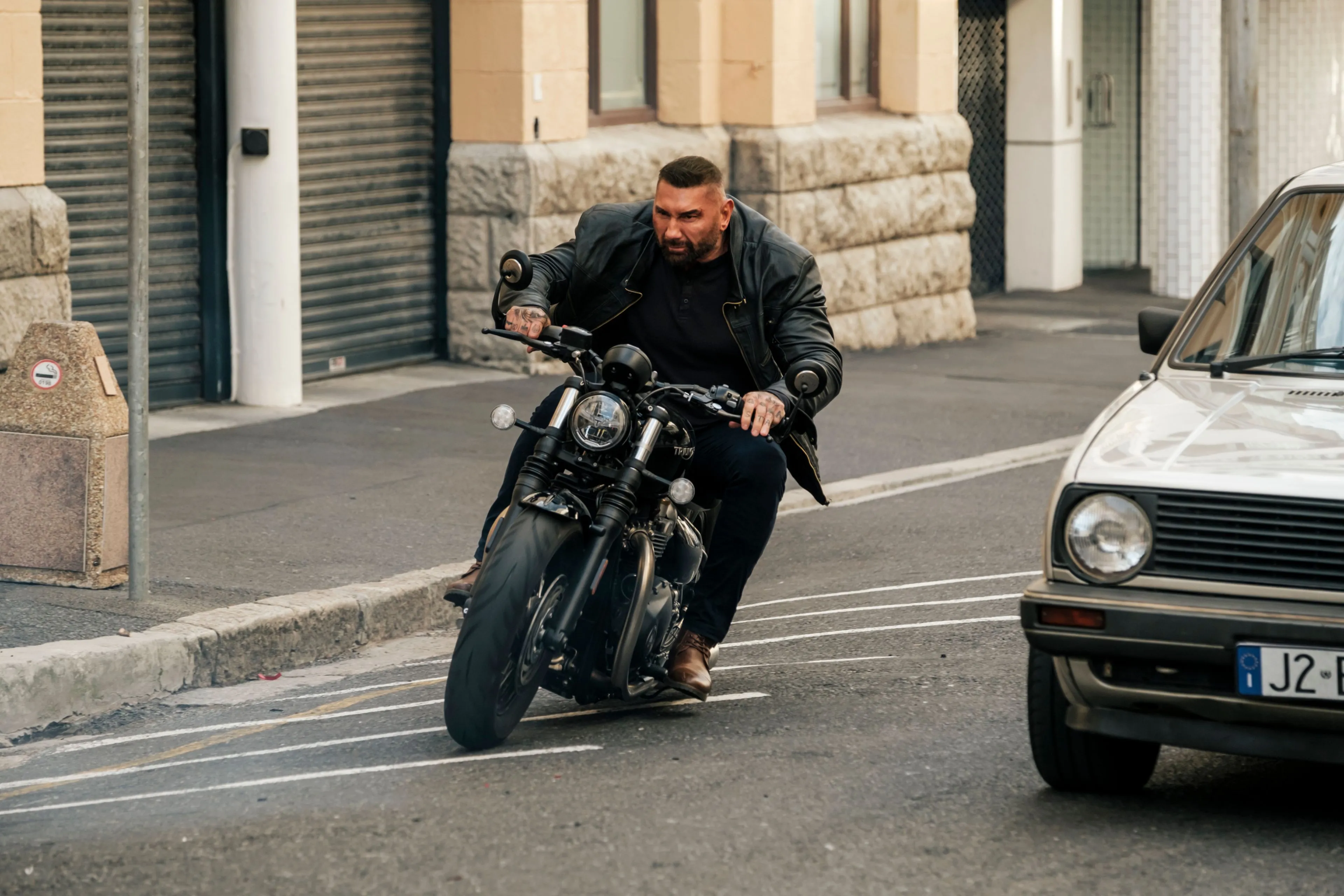 dave bautista as jj in my spy the eternal city photo graham bartholomew amazon content services llc