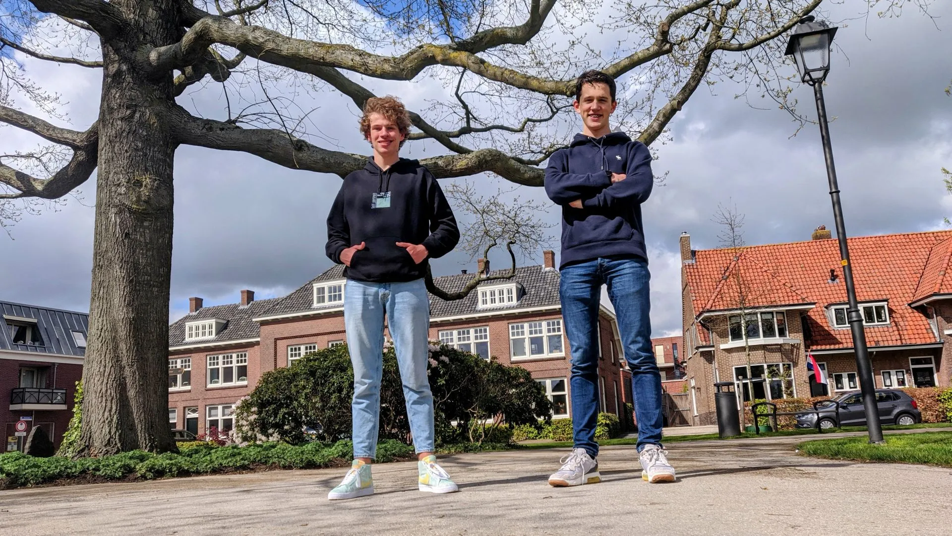 2021 05 11 sam en noah tweede bij nescioprijs corlaer college