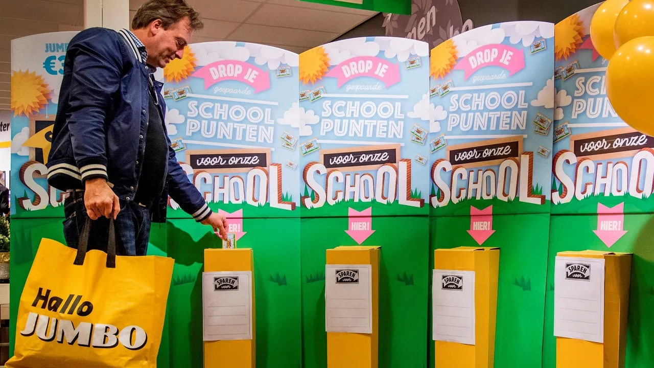 2016 01 14 klant jumbo doneert schoolpunt