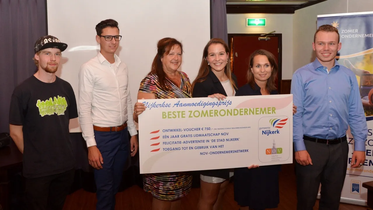 2016 09 23 zomerondernemer hanna noort en andere deelnemers
