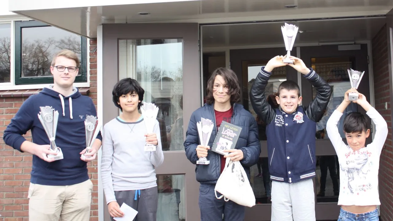 2017 04 01 winnaars jeugdsnelschaaktoernooi