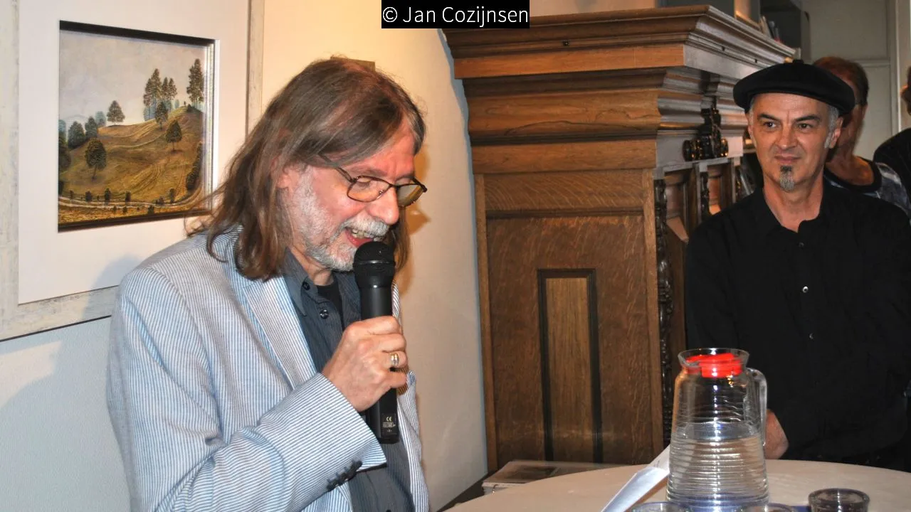 2017 09 02 rob mohlmann opent de expositie van drago pecenica in museum nijkerk