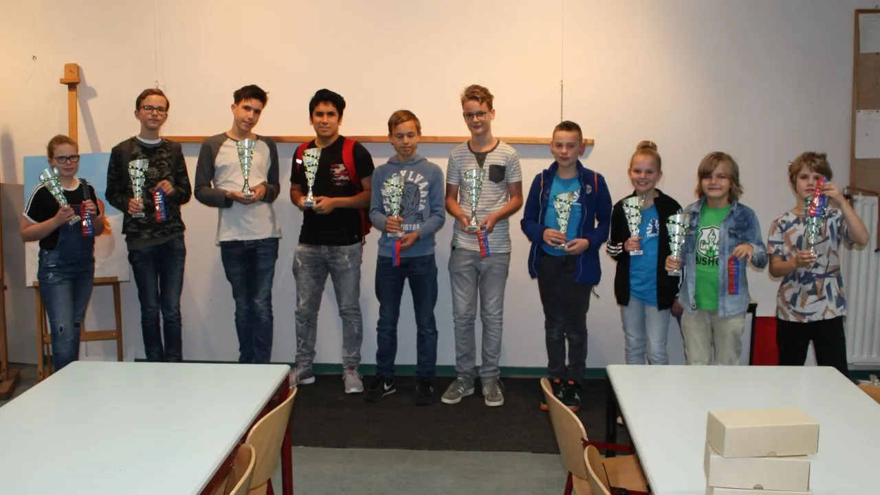 2017 11 08 schaakgebootschap winnaars sgs doorgeefschaaktoernooi schaken