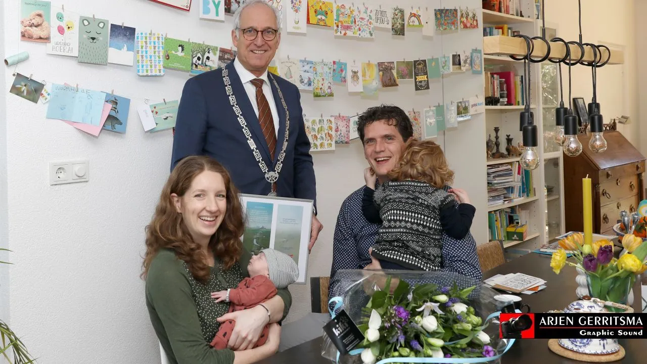 2019 02 15 hidde ouders en zusje burgemeester