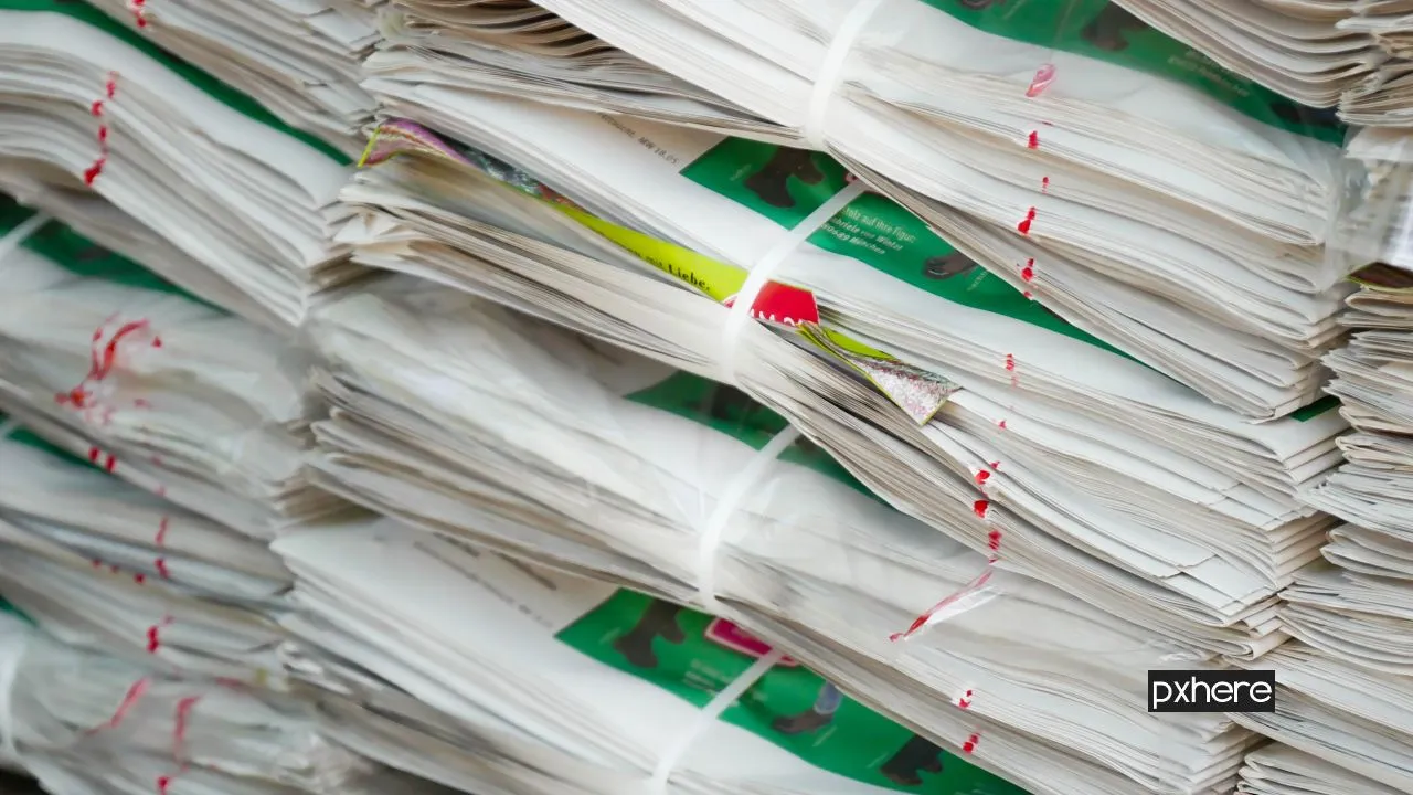 2020 06 26 oud papier wing white old newspaper pile line 613559 pxhere