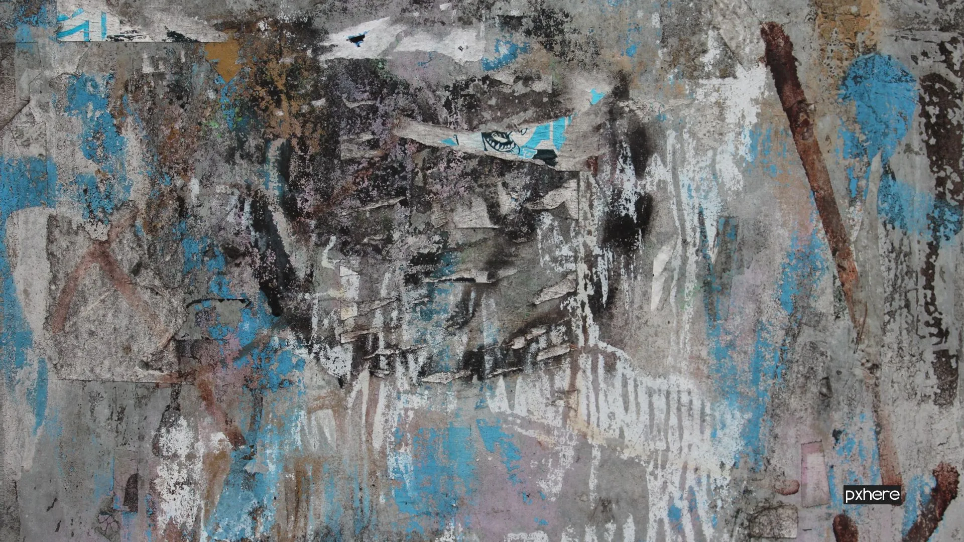 2021 09 08 straatcultuur abstract texture wall facade blue graffiti 1229380 pxhere