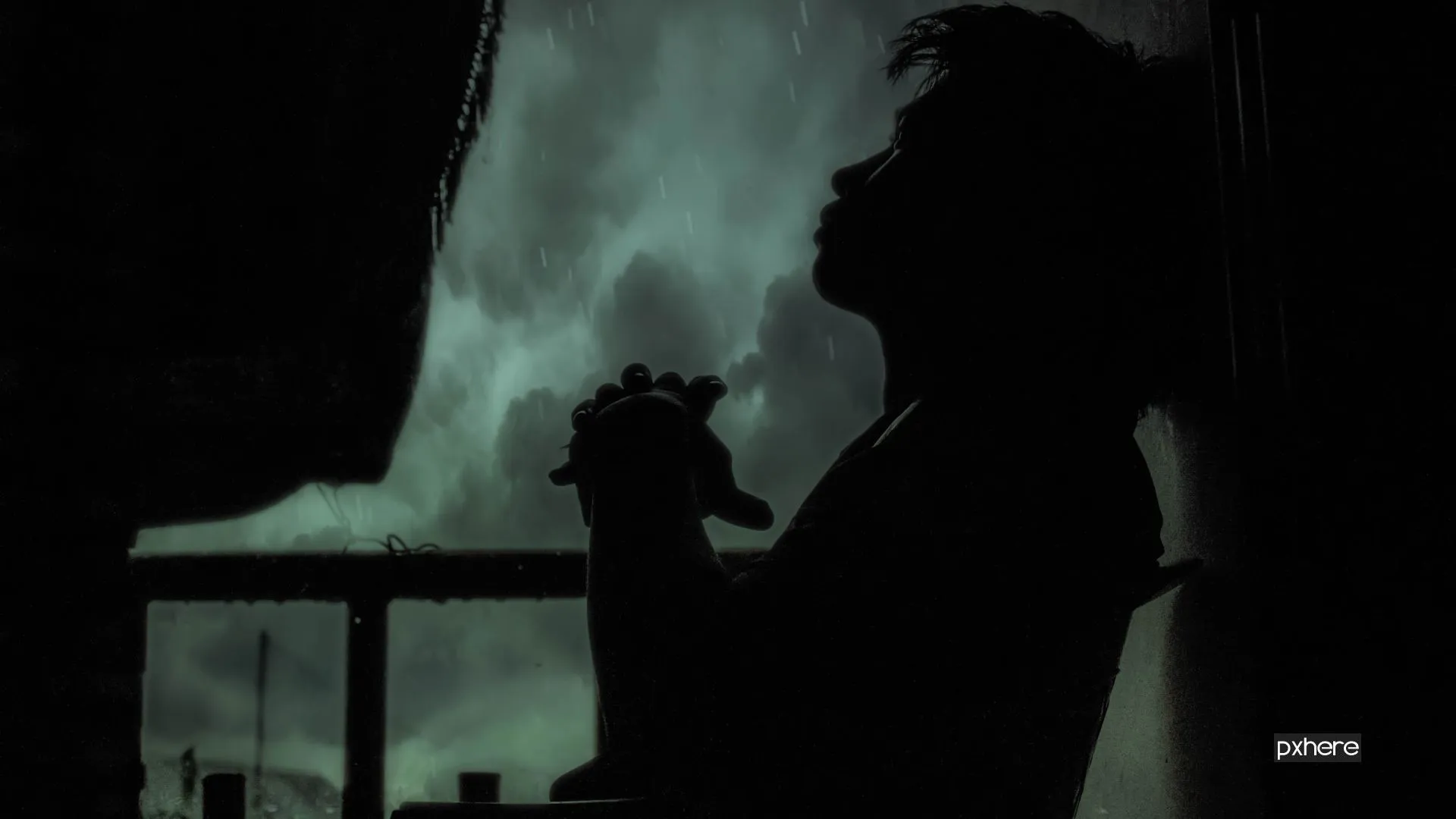 2021 09 24 eenzaamheid silhouette light black and white rain dark shadow 554162 pxhere