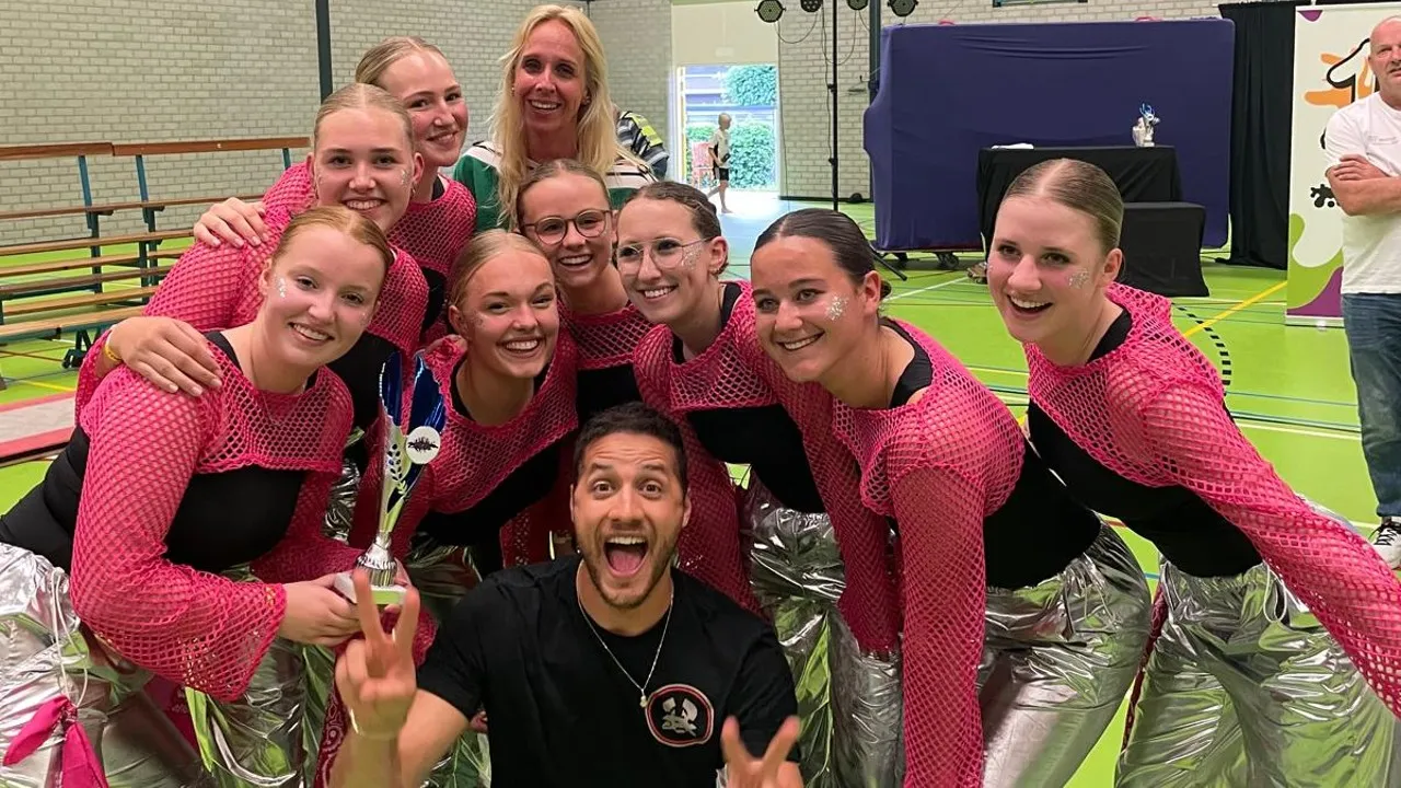 2024 05 26 wedstrijdteam get up met juvat westendorp en coach jantina klompenhouwer