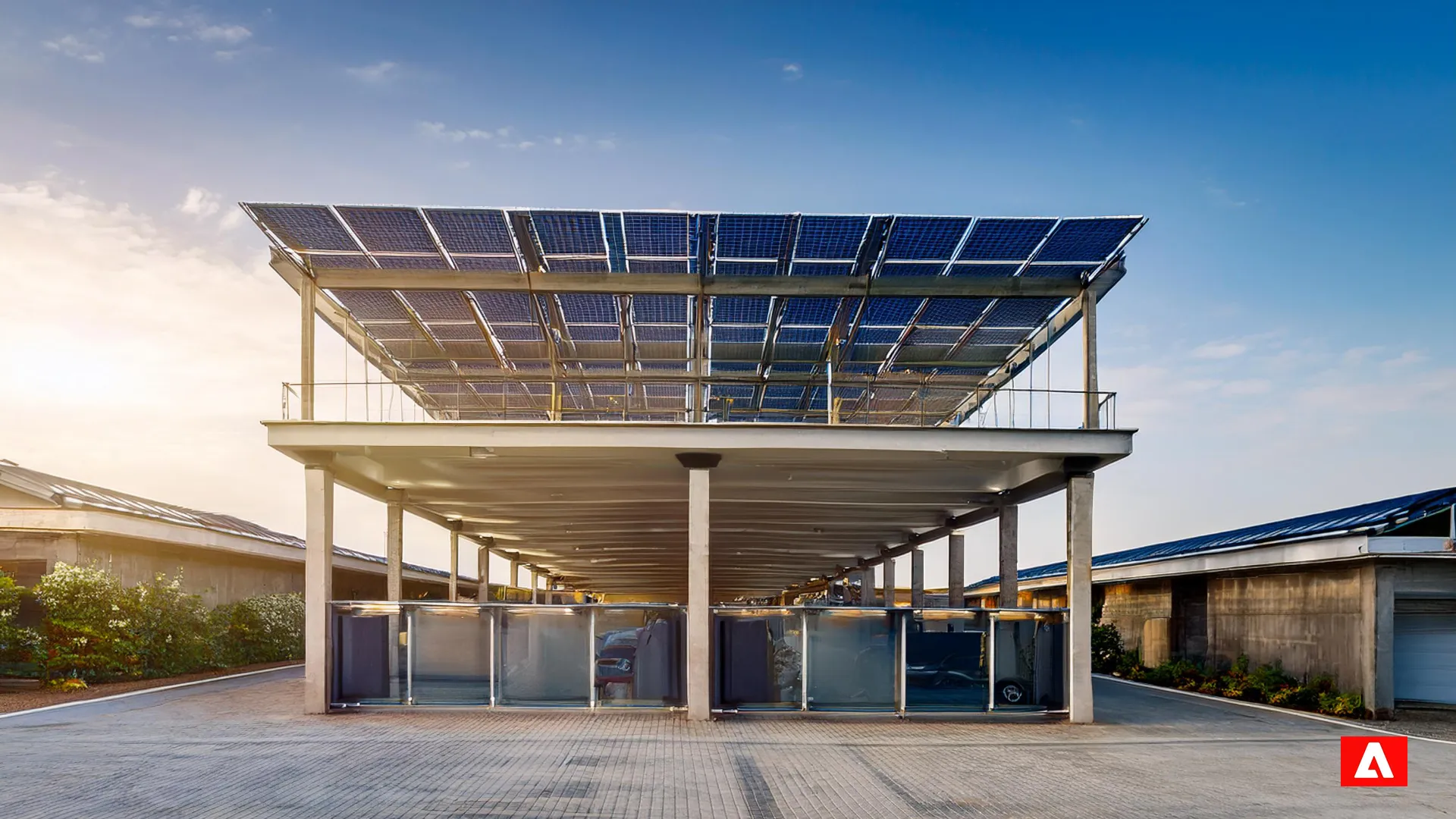 2024 09 06 parkeergarage met zonnepanelen