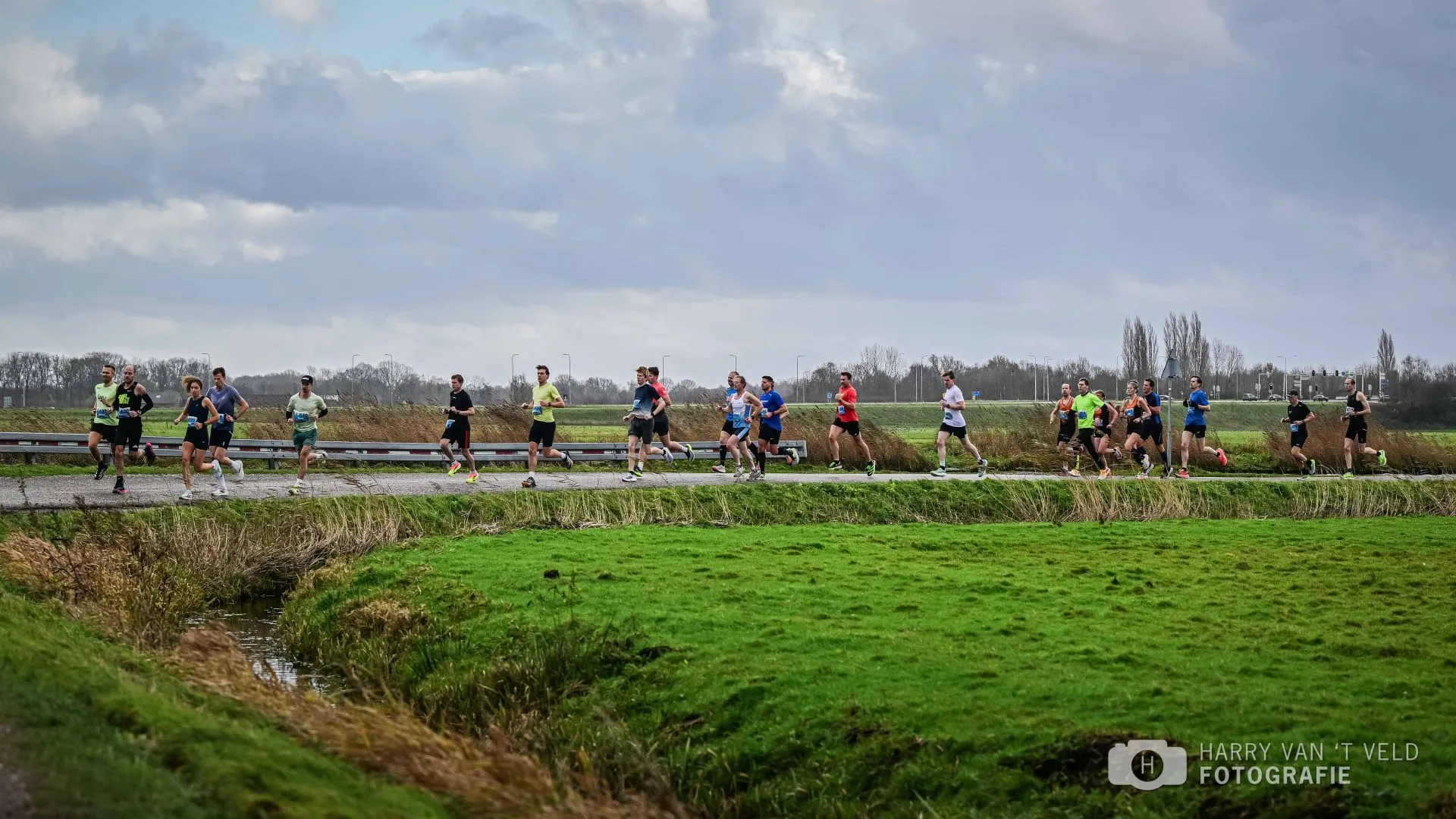 Koude Polderloop 2025 op een autovrij, gecertificeerd parcours