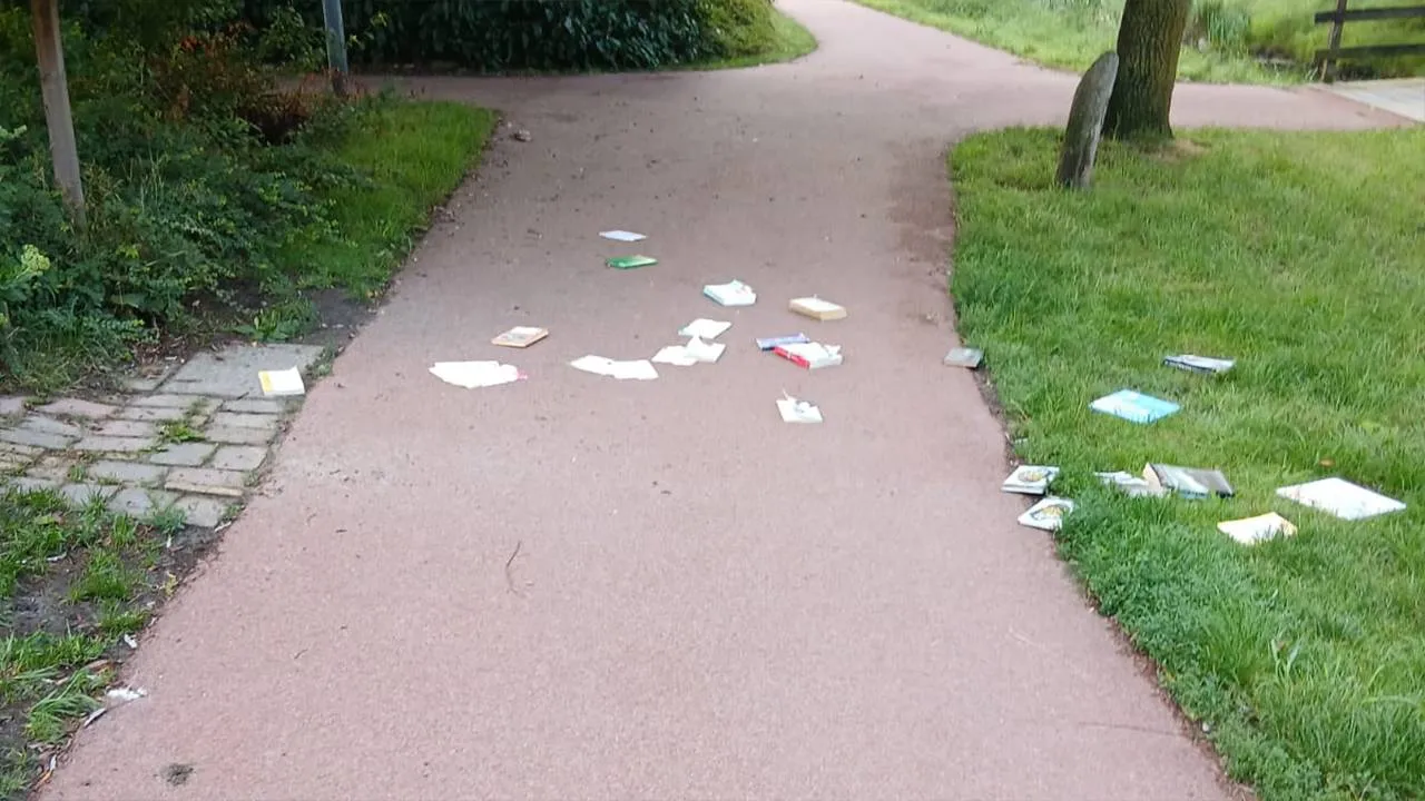 2025-07-26 vernieling ruilboekkast 2