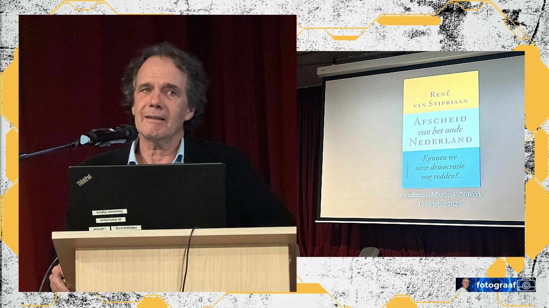 2025-10-16 René van Stipriaan in bibliotheek Nijkerk