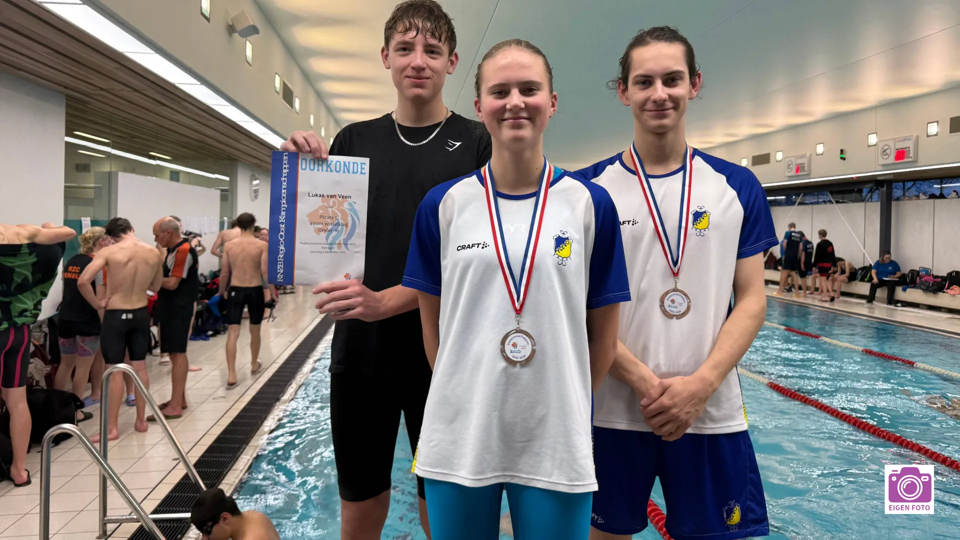 2025-12-08 Flevo zwemmers op Geld Kampioenschappen