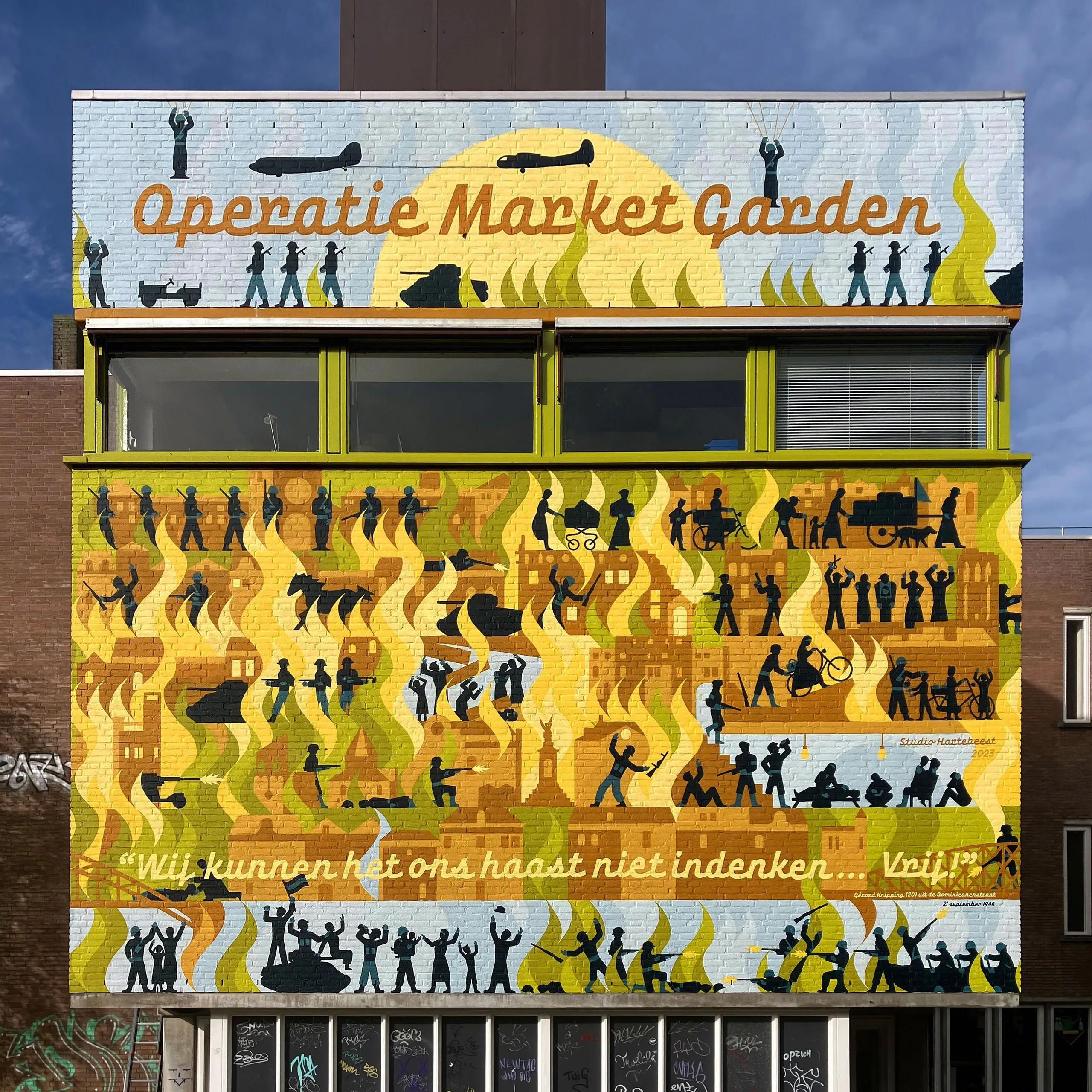 waalpainting operatie market garden 24 10 23 foto gerco hiddink