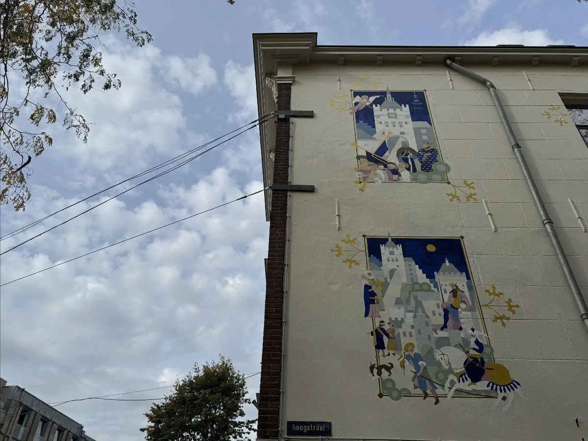 muurschildering gebroeders van Limborg