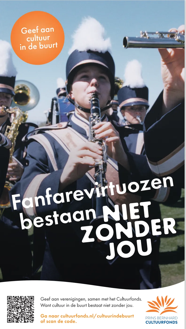 actieposter cultuur in de buurt