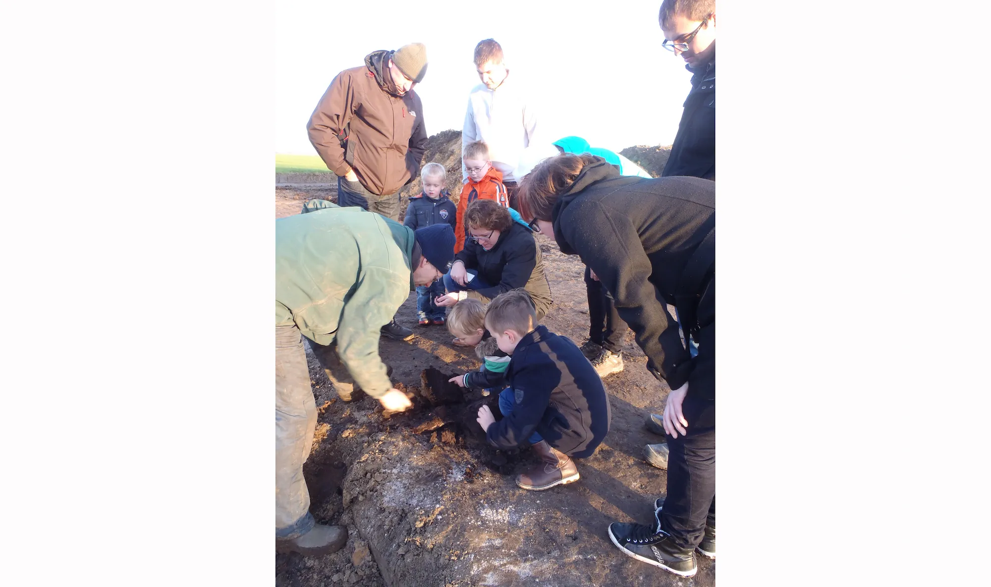 archeologen uitleg raap