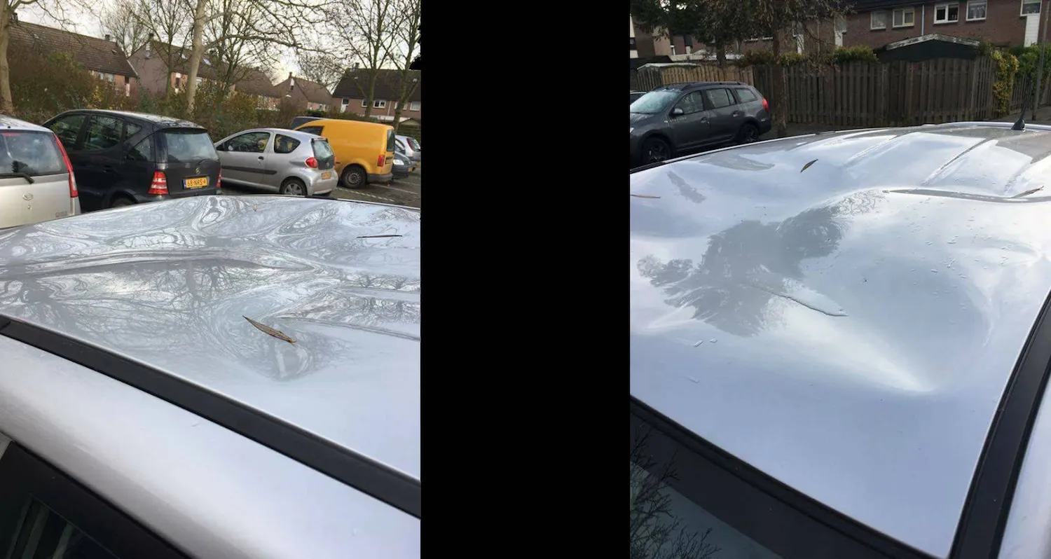 auto beschadigd grevelingen pol nop urk
