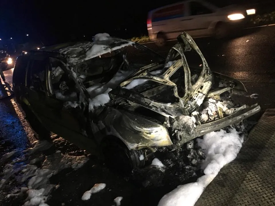 autobrand a6 3jan18 brandweer rutten