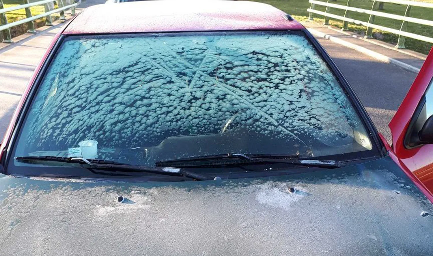 bevroren autoruiten politie nop urk