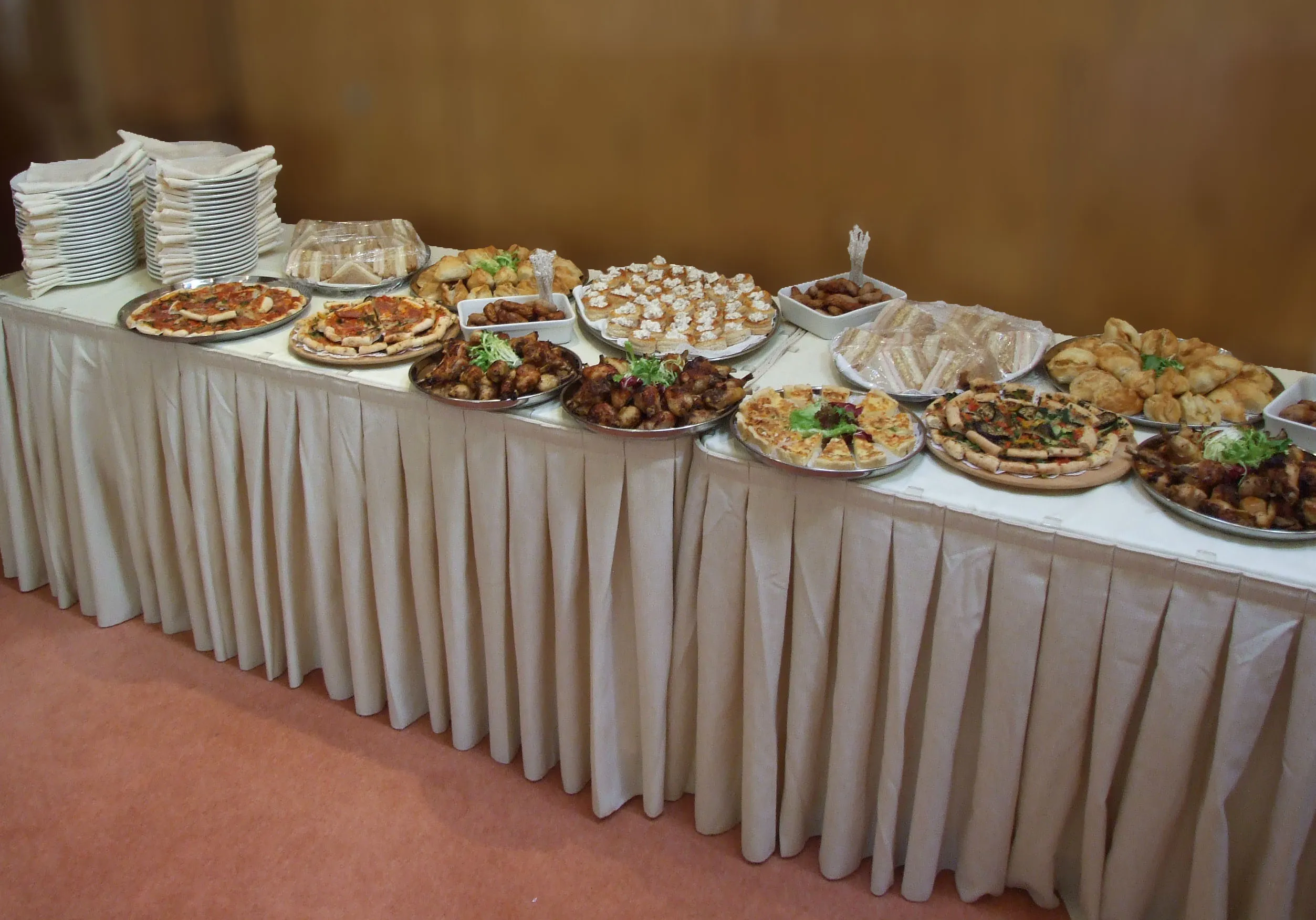 buffet food platter