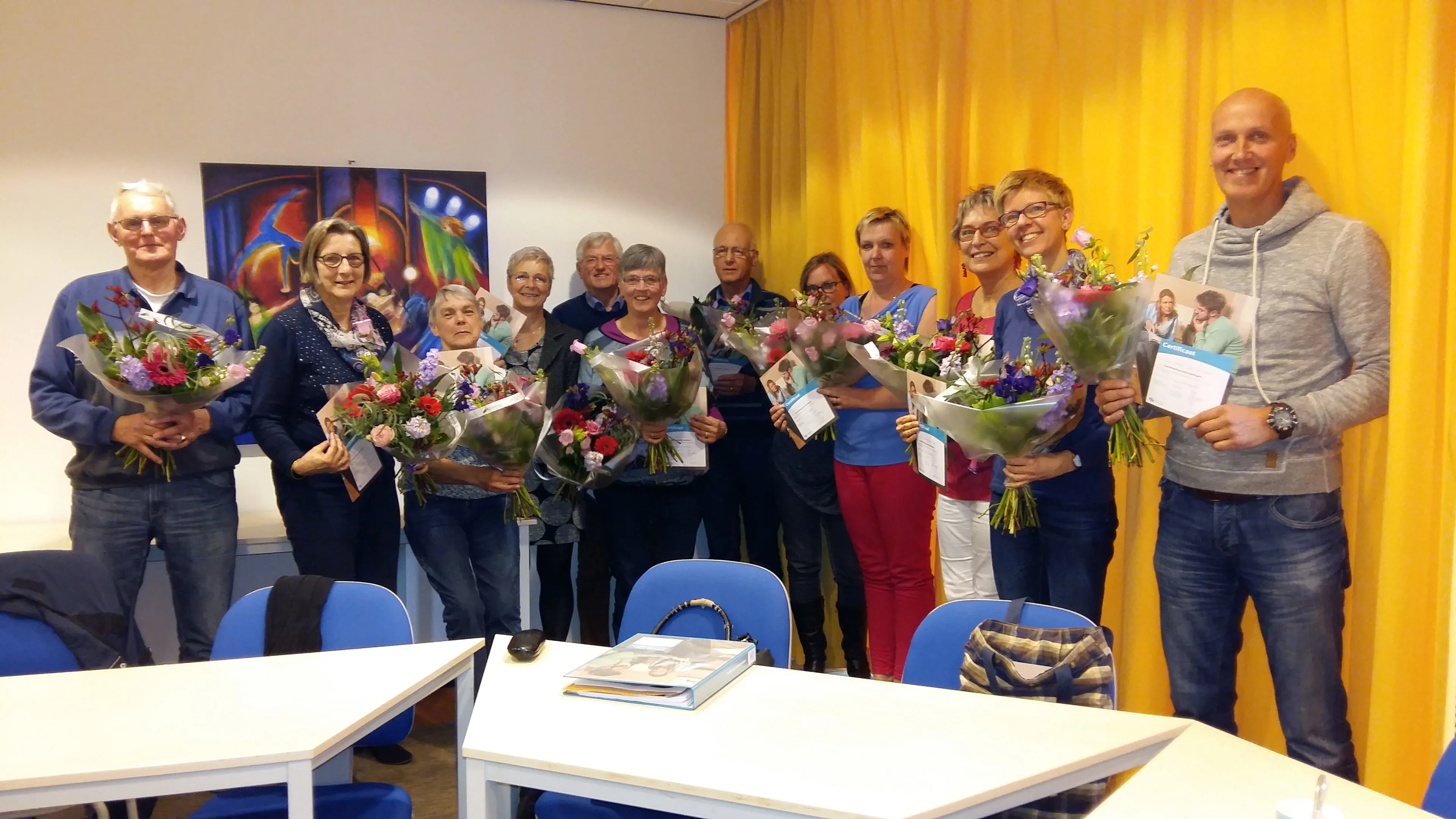 certificaat vrijwilligers huis voor taal