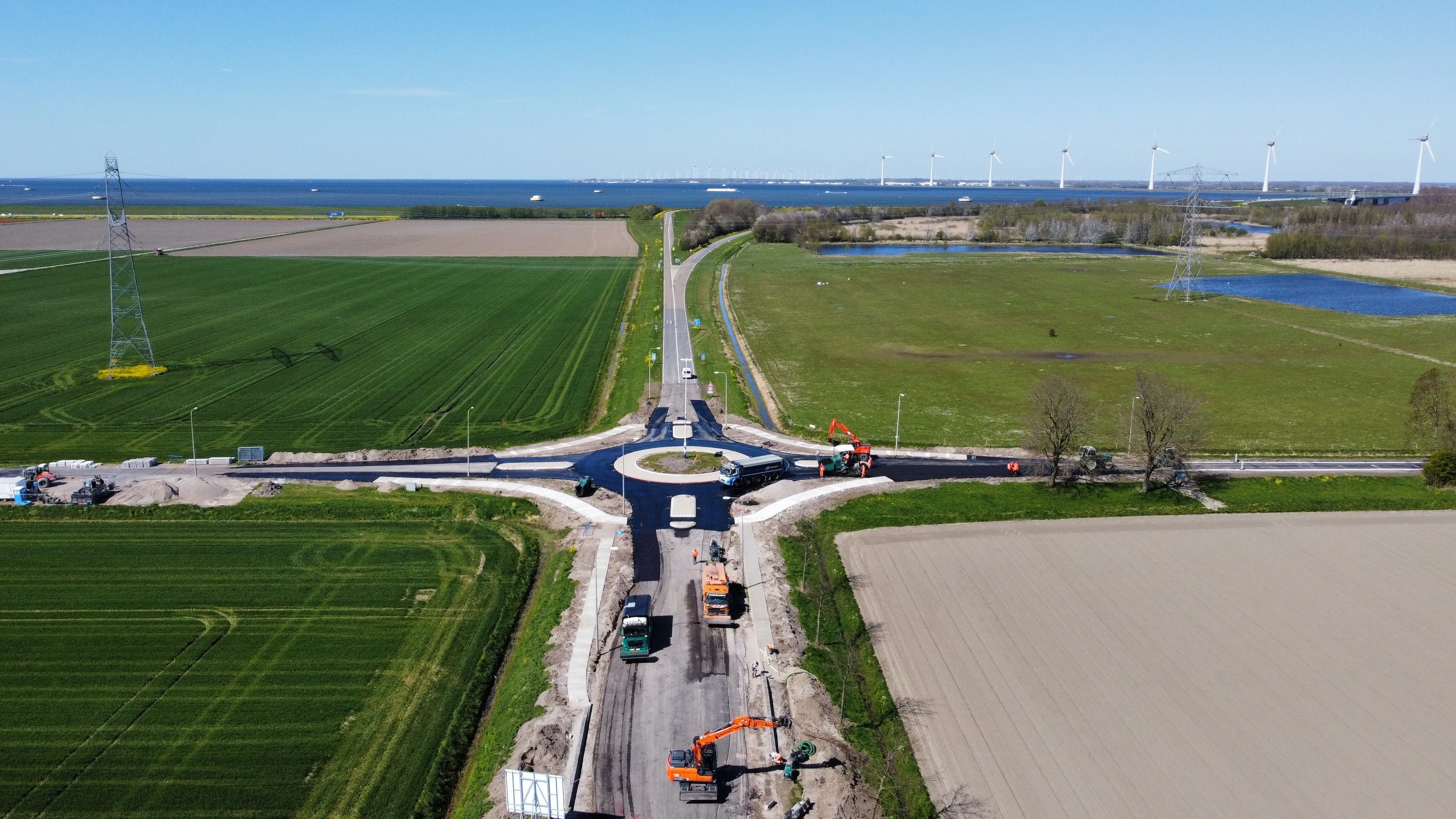 drone foto rotonde kamperhoekweg