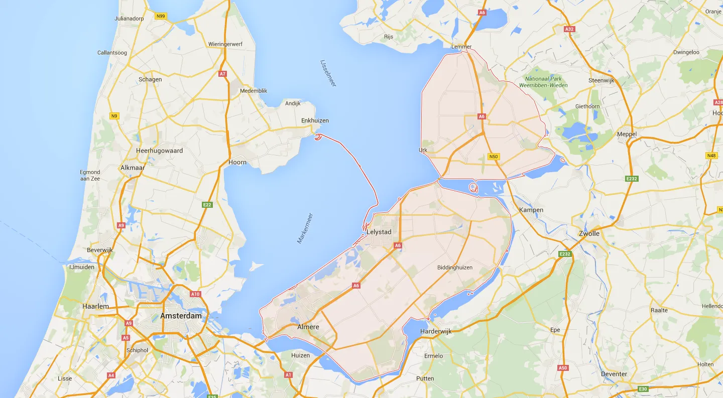 flevoland mapsgoogle