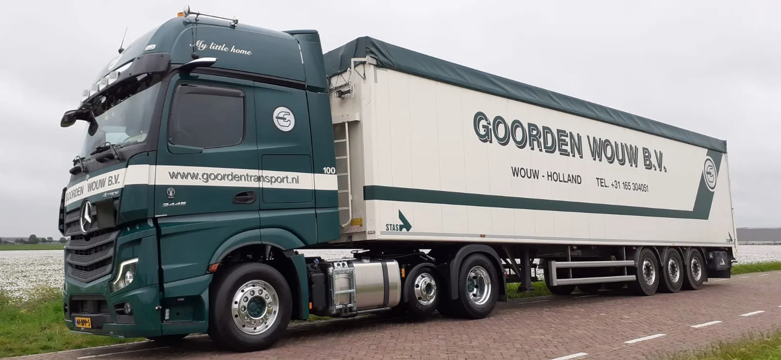 foto vrachtwagen goorden wouw